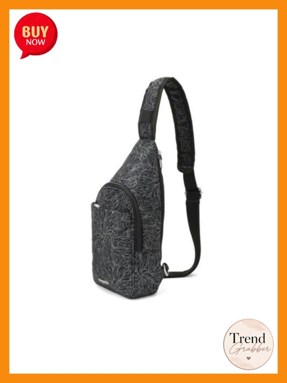 Polyester Anti-Theft Sling Crossbody RFID Travel Bag